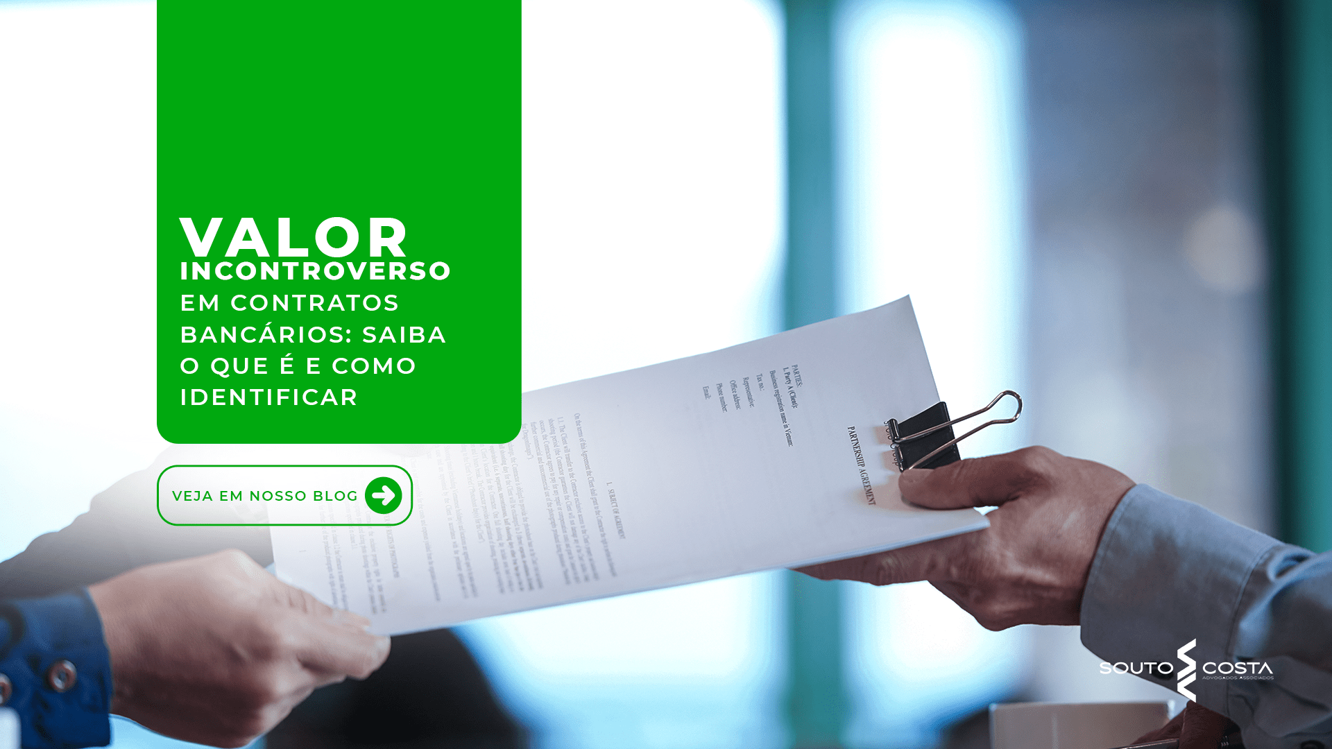 Como analisar um contrato bancário. Direito Bancário na prática. 